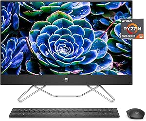 HP Essential All-in-One 27 Ryzen 5 Desktop 8GB 256GB SSD