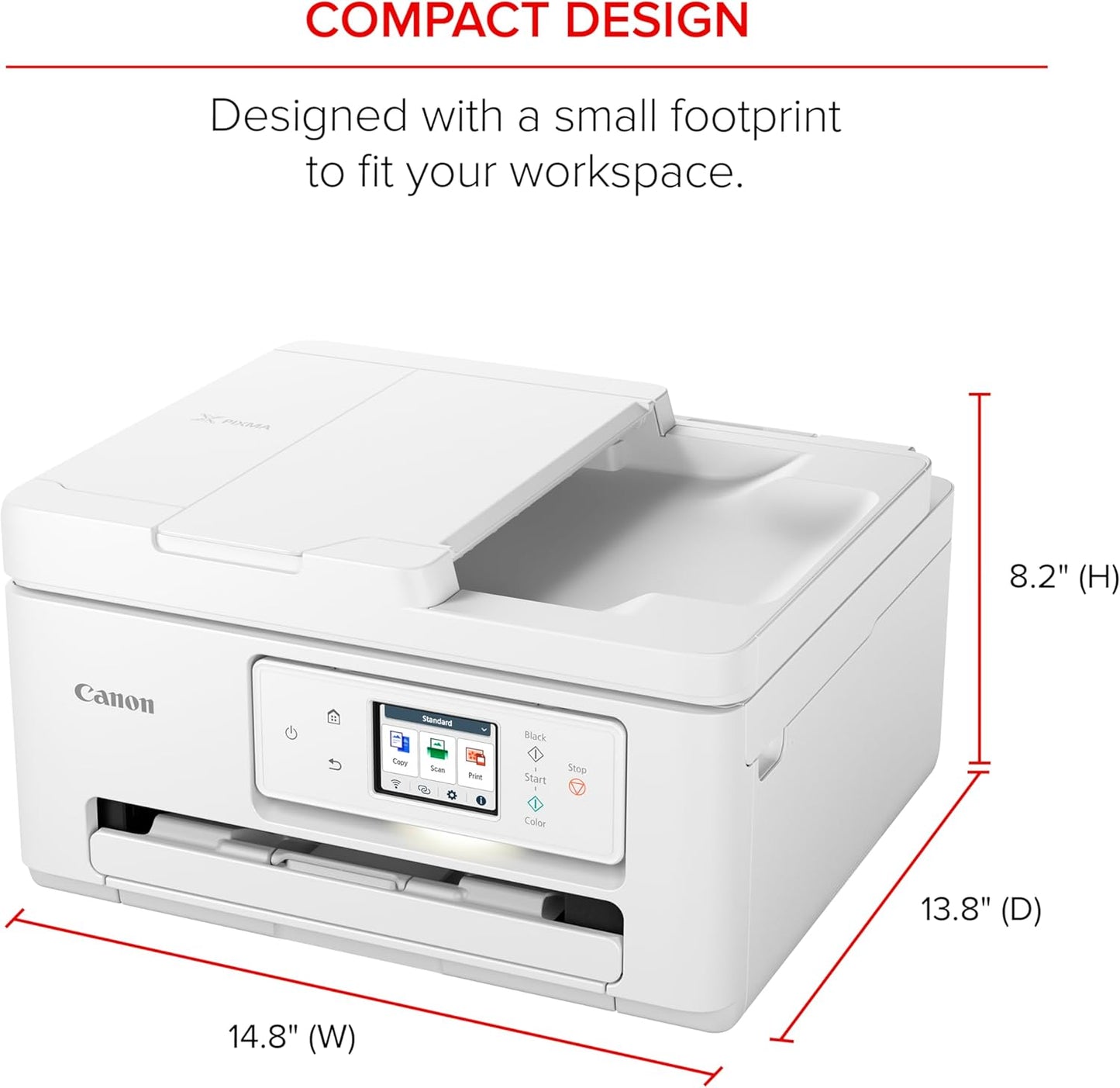 Canon 6258C002 PIXMA TR7820 Wireless All-in-One Printer