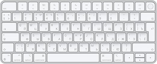 Apple Magic Keyboard Touch ID Wireless Russian White — main product image