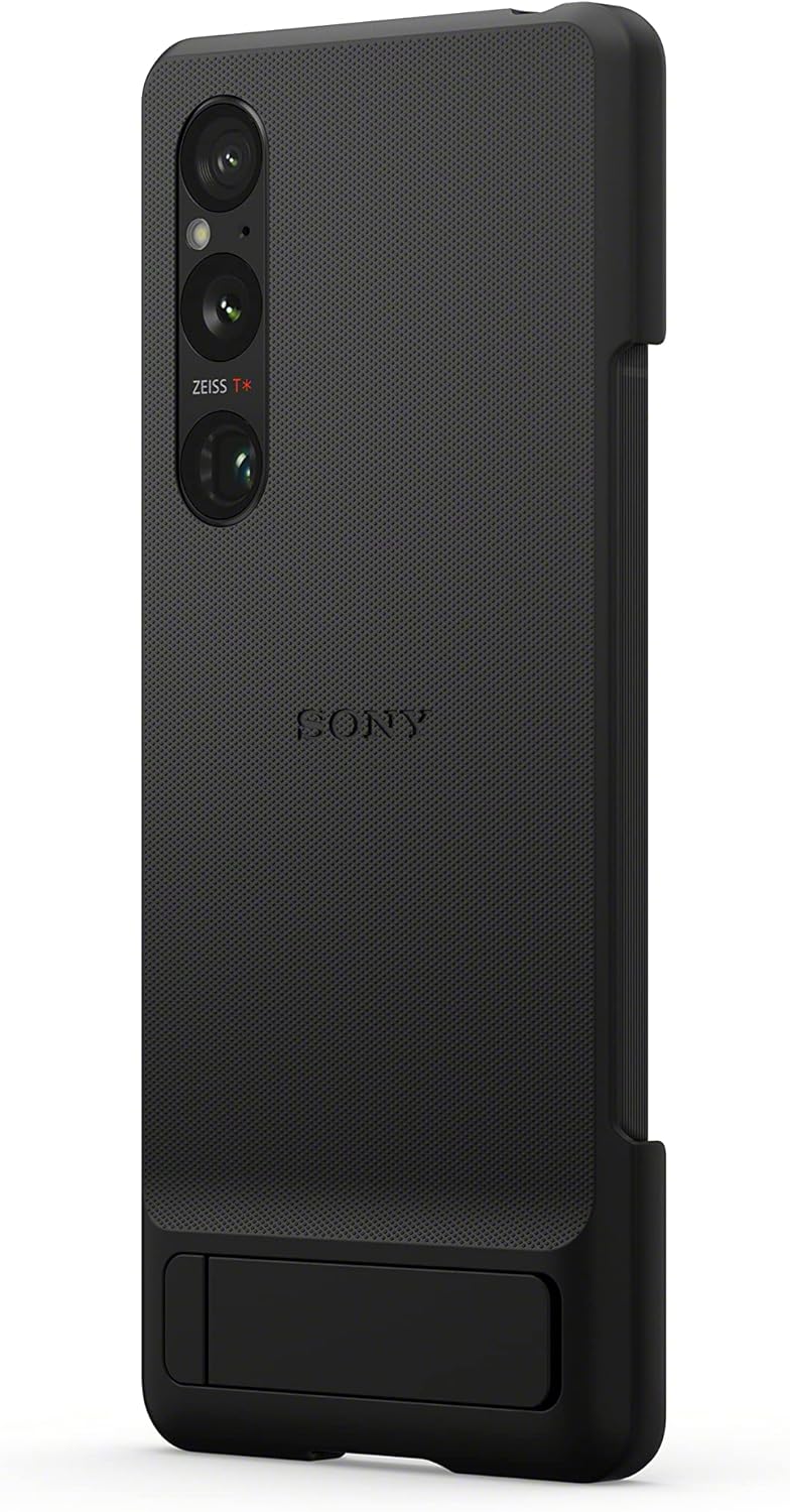 Sony XQZCBDQ/B Official Xperia 1 V Case with Stand - Black