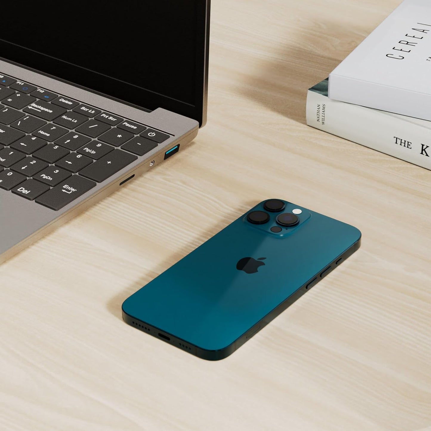 Apple A2341 iPhone 12 Pro 128GB Pacific Blue Unlocked Renewed