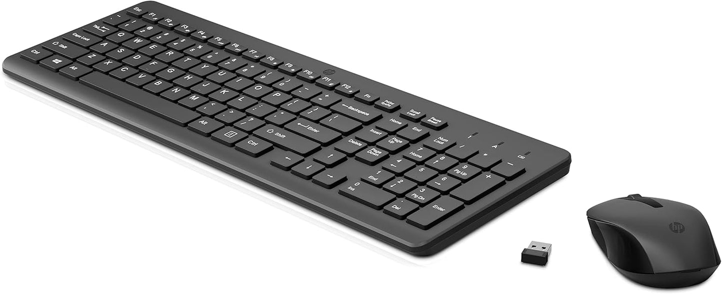 HP 2V9E6AA#ABL - 330 Wireless Keyboard and Mouse Combo - Black