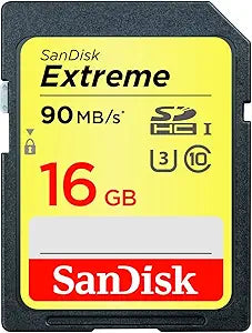 SanDisk SDSDXNE-016G Extreme SDHC 16GB 90MB/s Memory Card