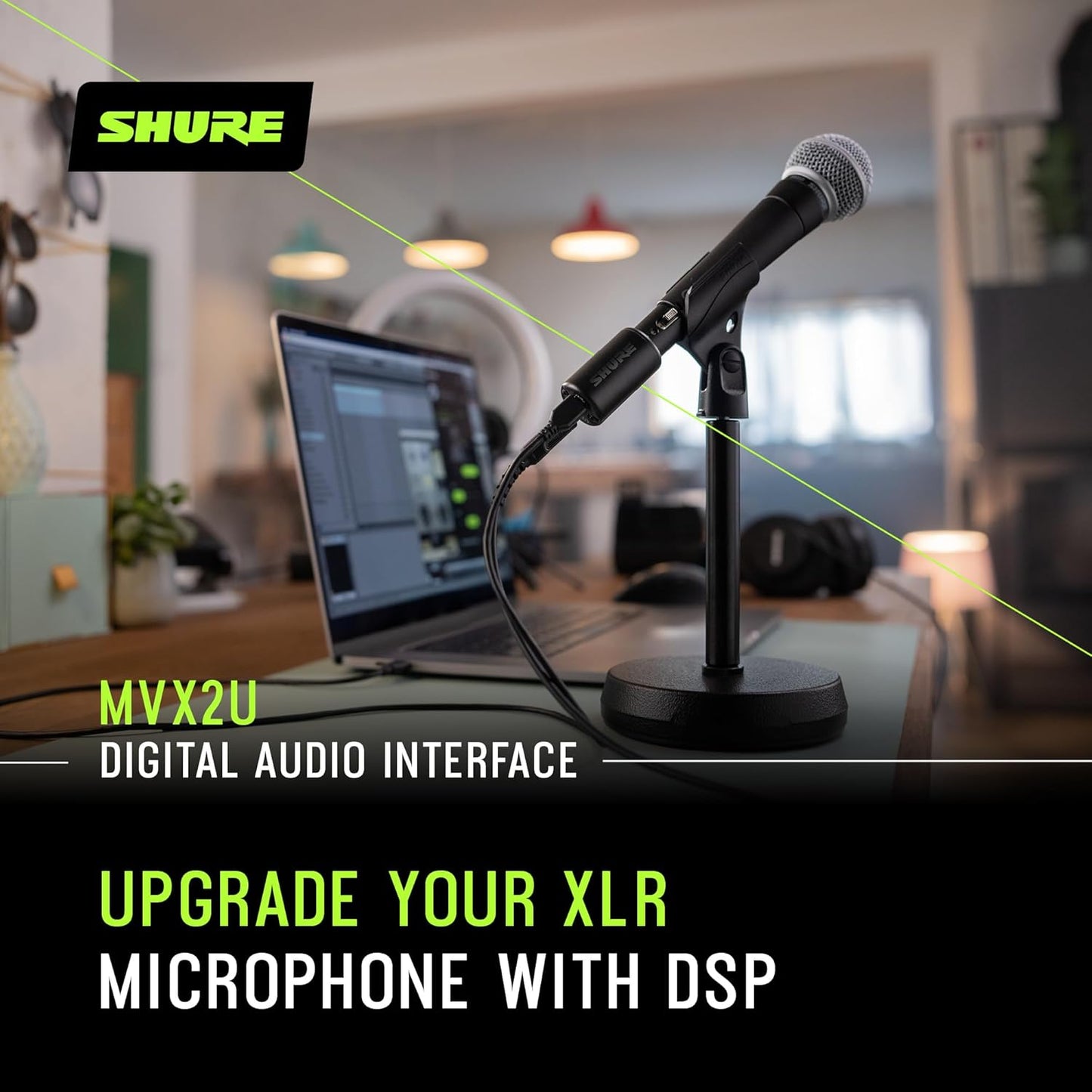 Shure MVX2U XLR-to-USB Digital Audio Interface