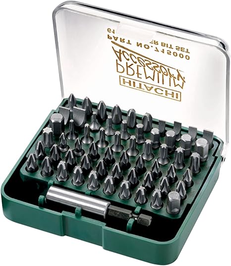 Hitachi HIT715000: 61 Piece Bit Set In Case — main product image