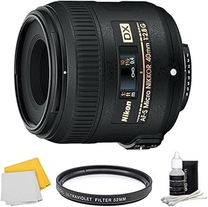 Nikon E1NK4028G AF-S 40mm Micro Lens Bundle