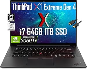 Lenovo ThinkPad X1 Extreme Gen 4 i7 RTX 3050 Ti Laptop — main product image