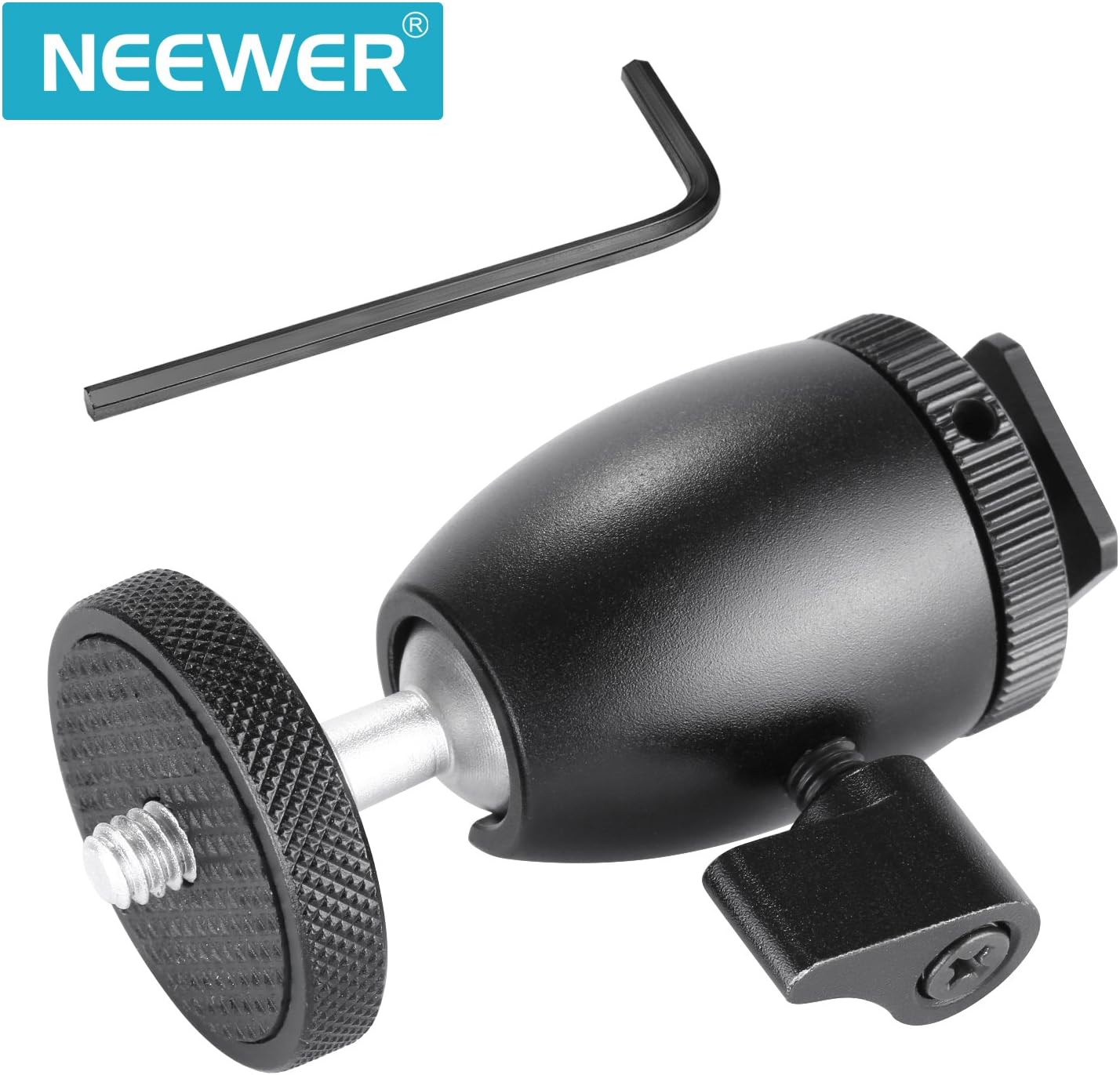 Neewer Mini Tripod Ball Head with Phone Holder