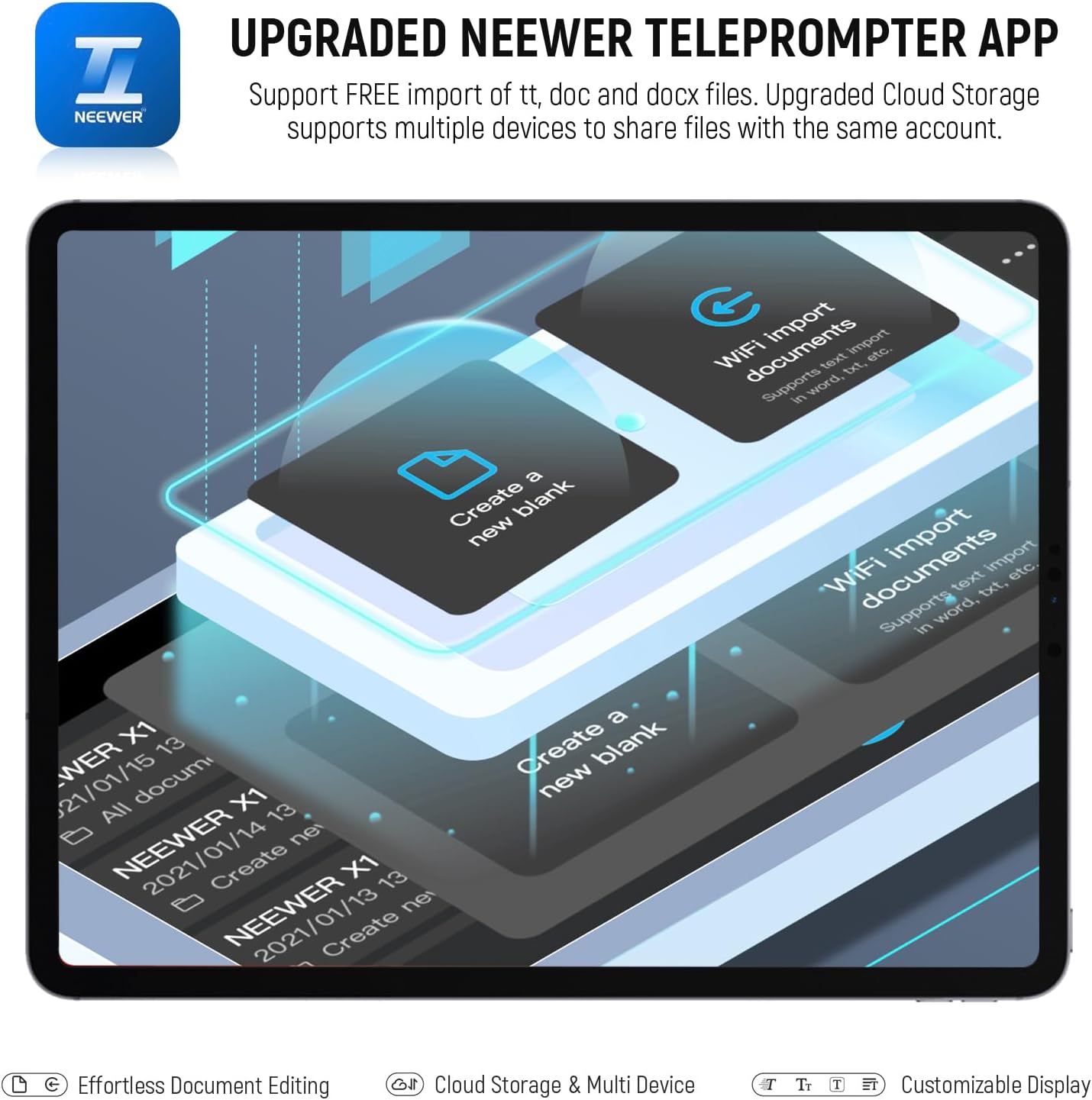 Neewer 10102942 RT113 Teleprompter Remote Control