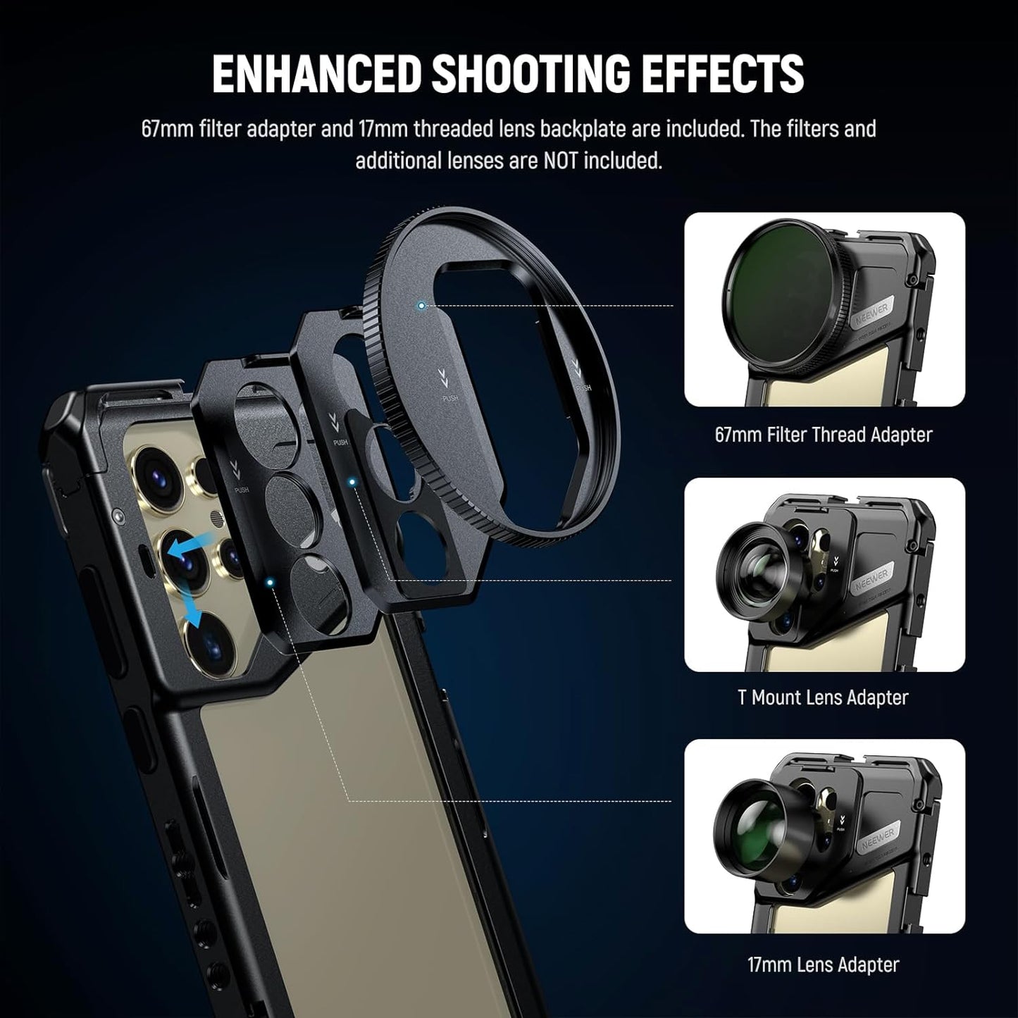 Neewer PA042 S24 Ultra Phone Cage Stabilizer