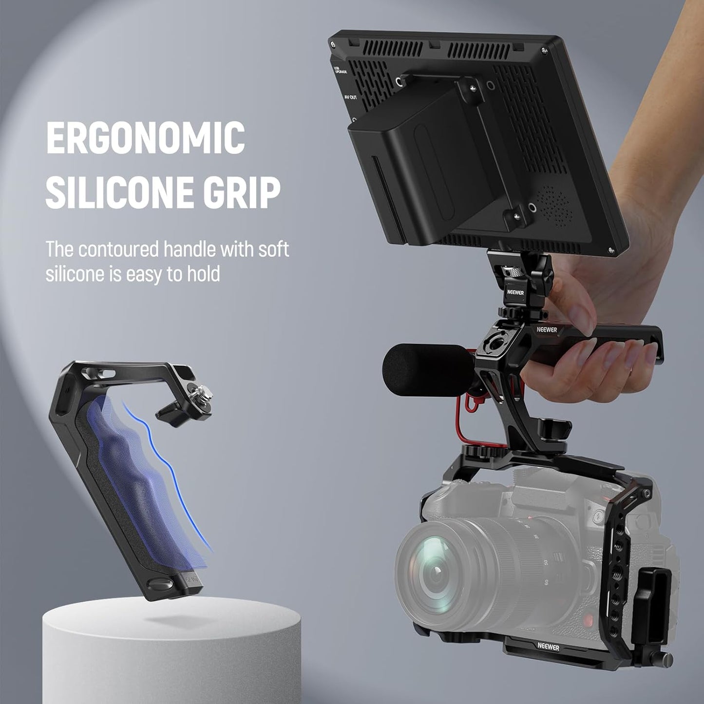 Neewer CA107 Camera Top Handle with ARRI Locating Pins