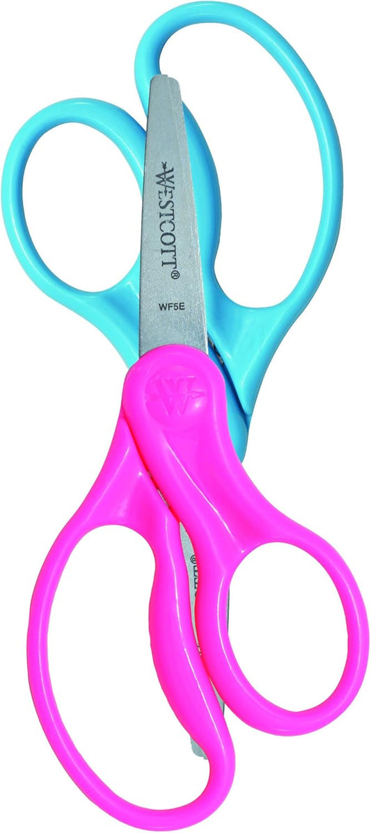 Westcott 13132 Kids Scissors 5" 2-Pack