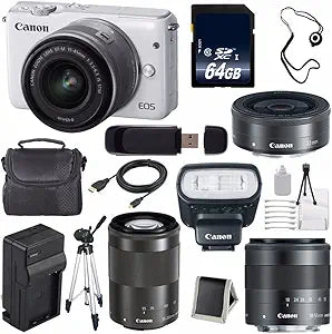 Canon EOS M10 Mirrorless Camera 15-45mm Lens — main product image
