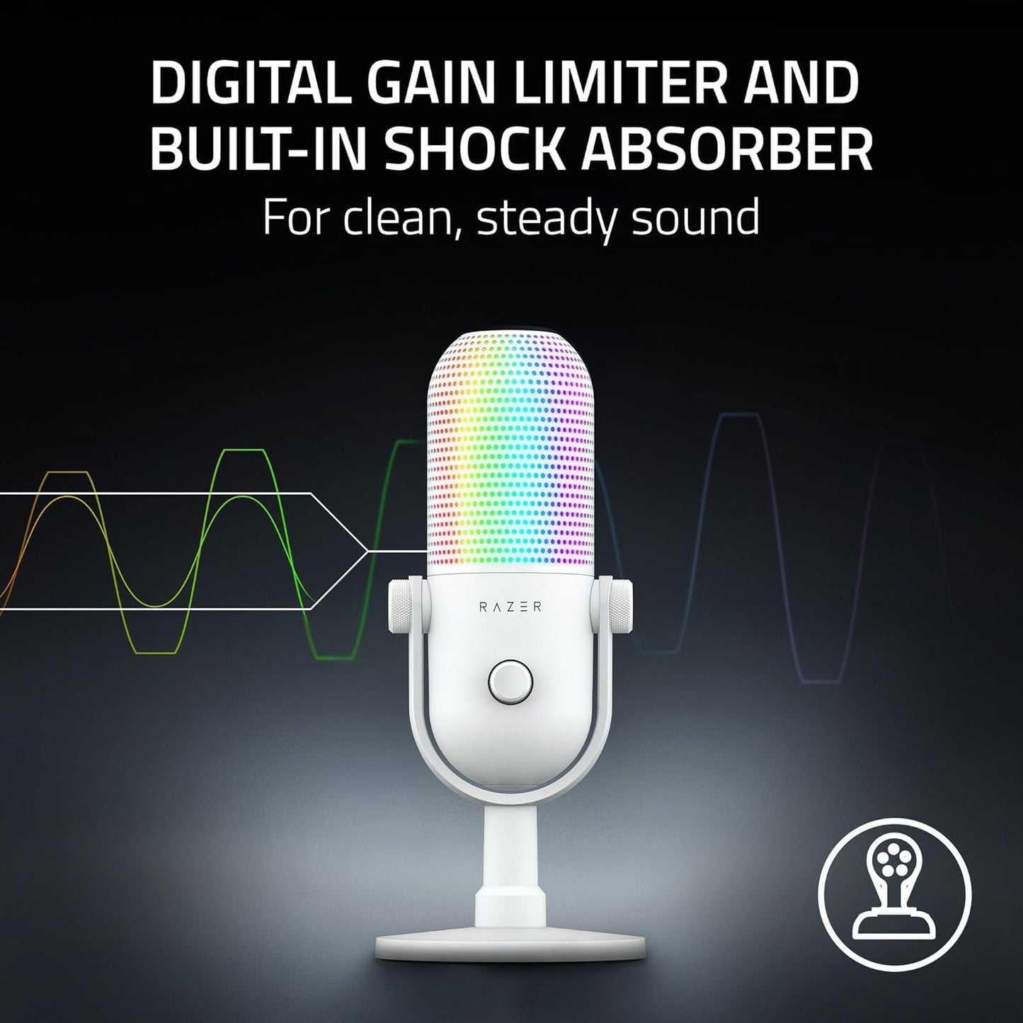 Razer Seiren V3 Chroma RGB USB Streaming Microphone