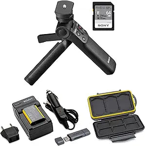 Sony ACCVC1 Vlogger Kit w/ Battery & SD Card