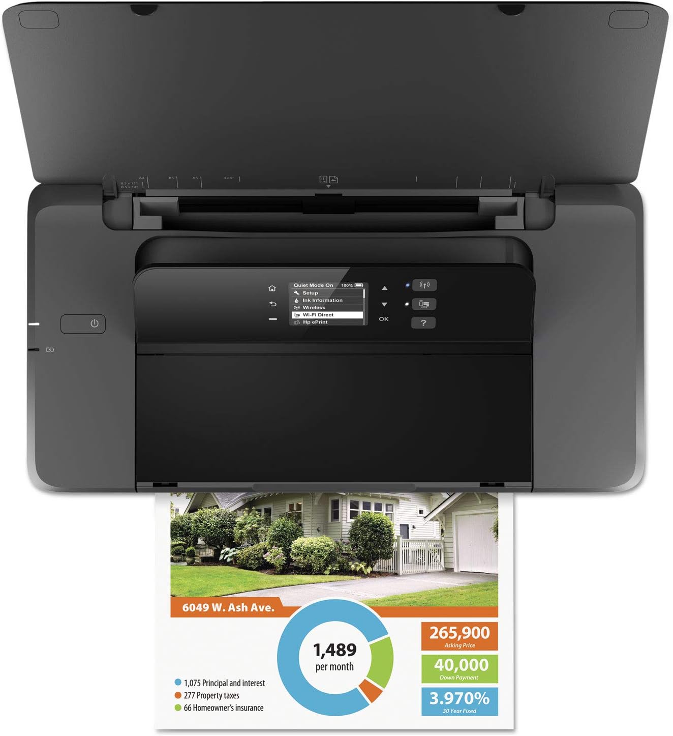HP 200 OfficeJet Portable Printer Wireless Alexa