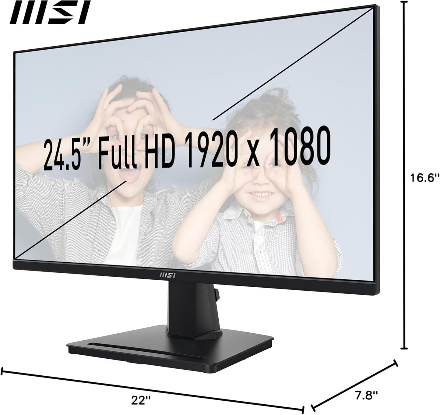 MSI Pro MP251 24.5-inch 100Hz FHD Computer Monitor