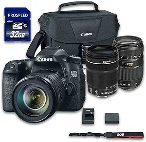Canon 33-CAN70DKIT EOS 70D DSLR Camera Bundle — main product image