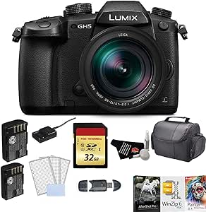 Panasonic DC-GH5 Lumix 4K Mirrorless Camera 12-60mm Lens Kit