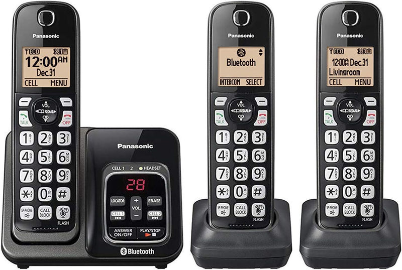 Panasonic KX-TG833SK Link2Cell Bluetooth Cordless Phone — main product image