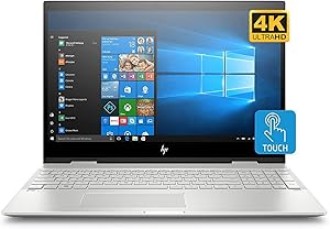 HP 6WW67AV-10384-R Envy x360 15t Renewed 4K Laptop
