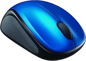 Logitech 910-003033 M235 Steel Blue Wireless Mouse — main product image