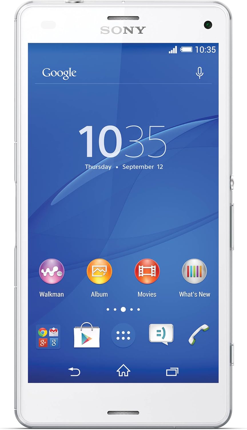 Sony D5803 - WH Xperia Z3 Compact Unlocked Smartphone (White)