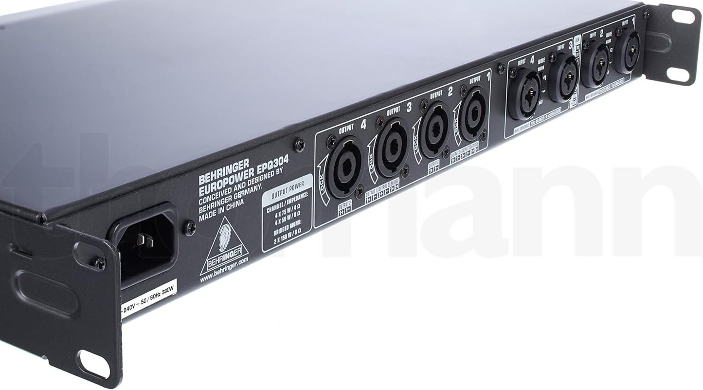 Behringer EPQ304 Europower 4-Channel Power Amplifier