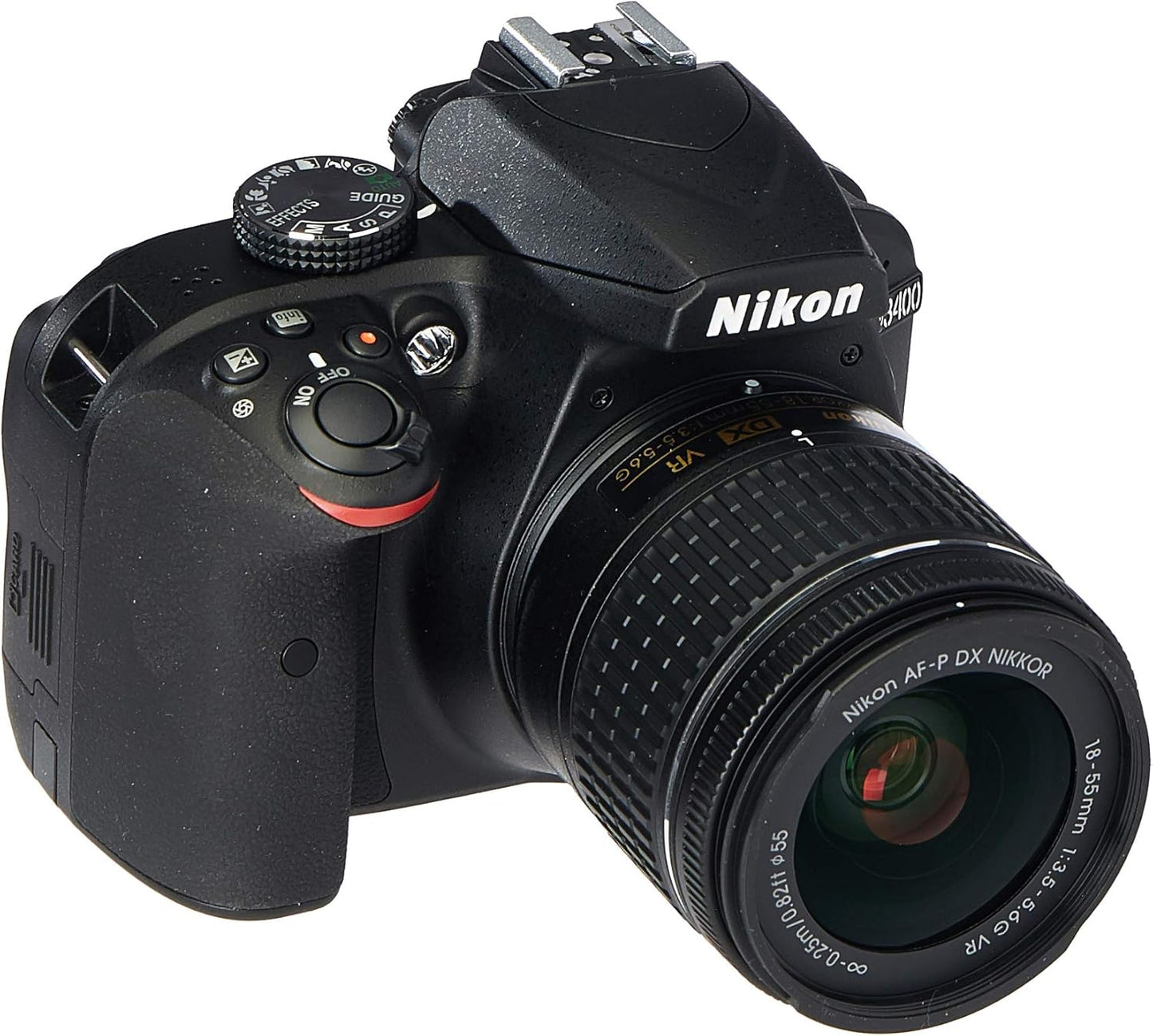 Nikon K-100974-CR D3400 DSLR Camera with 18-55mm Lens (Renewed)