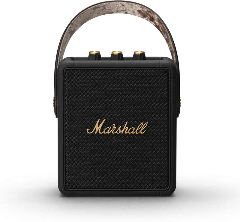 Marshall 1005544 Stockwell II Portable Bluetooth Speaker - Black & Brass — main product image