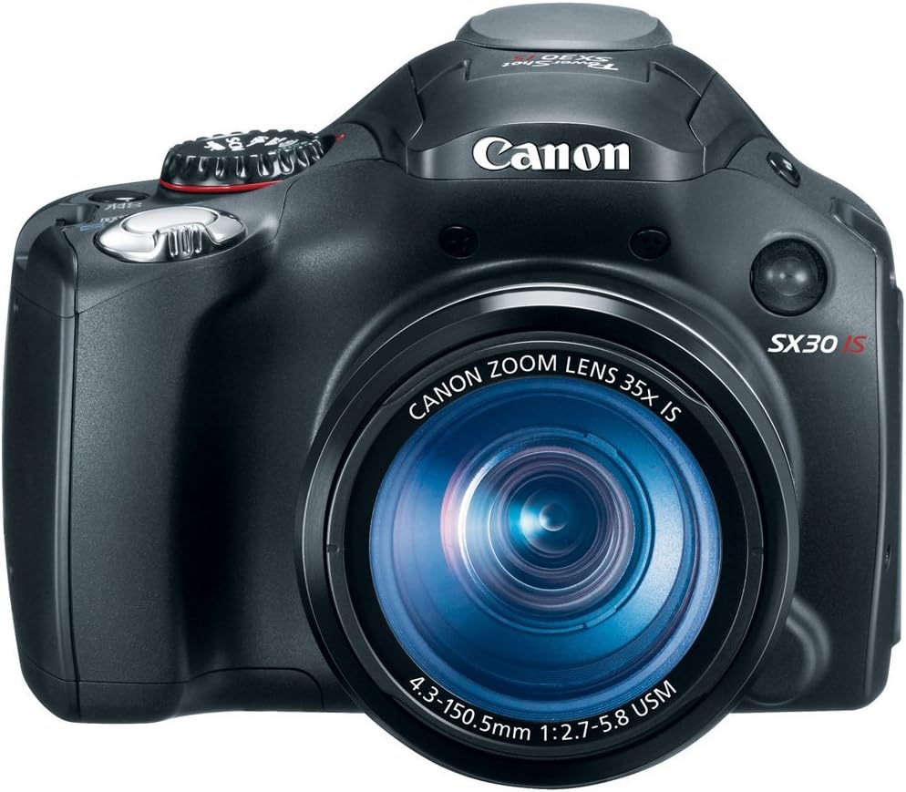 Canon SX30IS 14.1MP Digital Camera - 35x Zoom (Renewed)