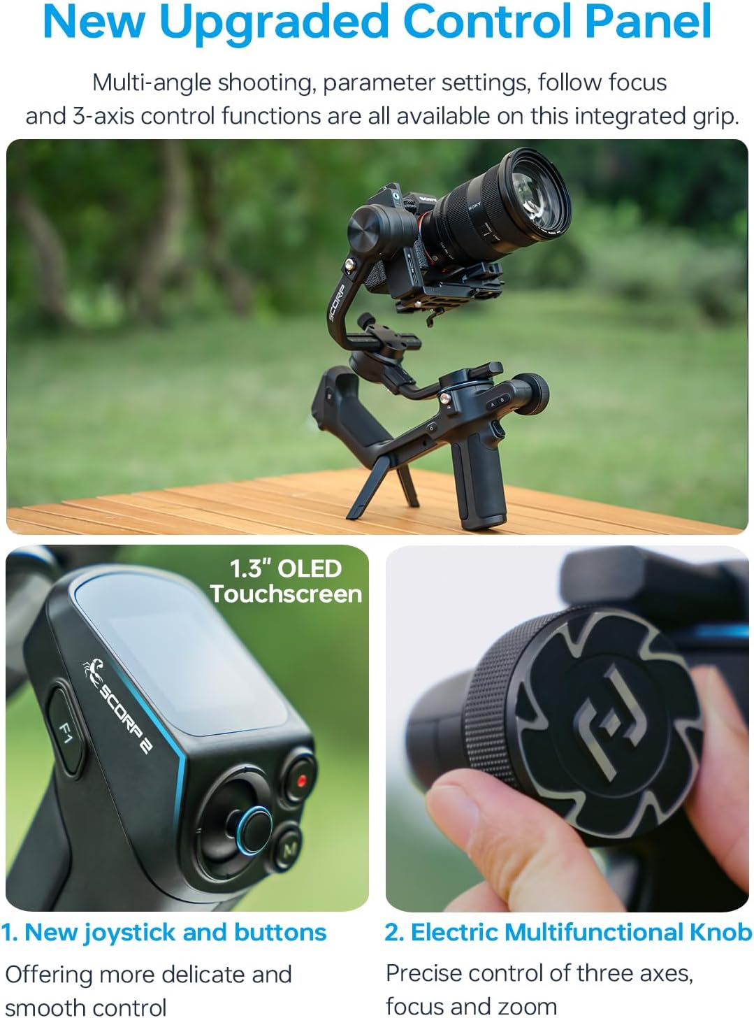 FeiyuTech PN-54T7-801Z SCORP 2 AI Camera Stabilizer