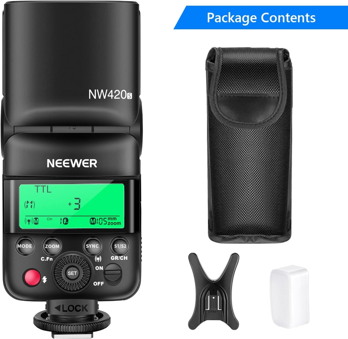 Neewer 10100917 Mini TTL Flash Speedlight for Sony