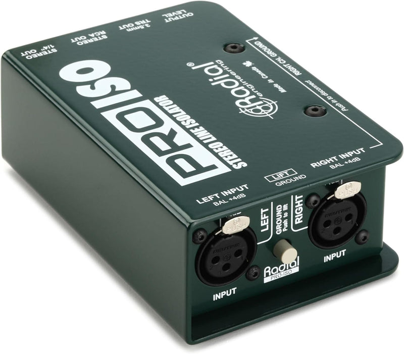 Radial Engineering SRA PRO-ISO XLR Stereo Isolator Converter — main product image