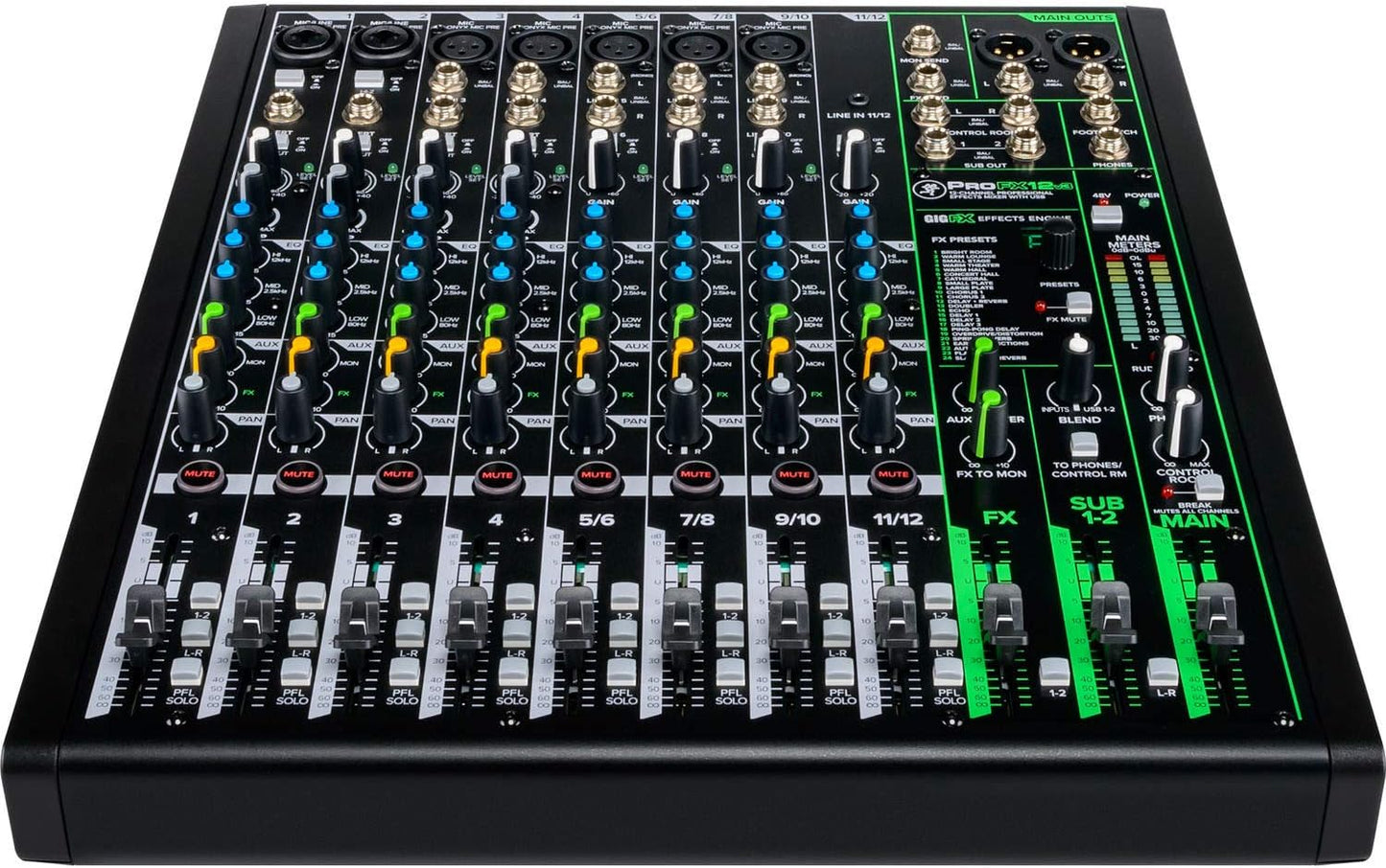 Mackie ProFX12v3 12-Channel USB Mixer with Effects