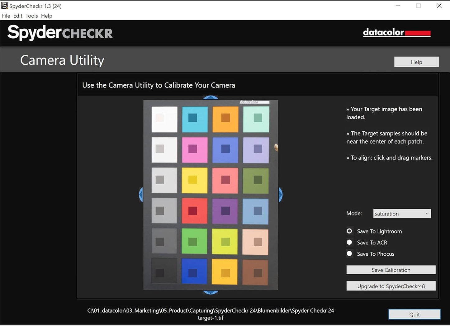 Datacolor SCK200 SpyderCHECKR 24 Camera Color Calibration
