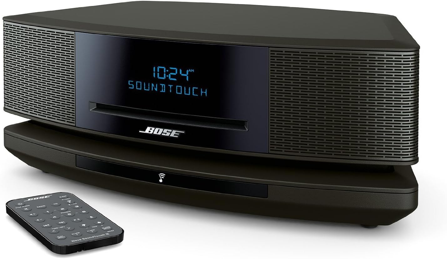 Bose 738031-1710 Wave SoundTouch Music System IV - Espresso Black, Alexa Compatible