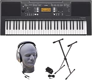 Yamaha PSRE343 PPK PSR Series Premium Keyboard Pack