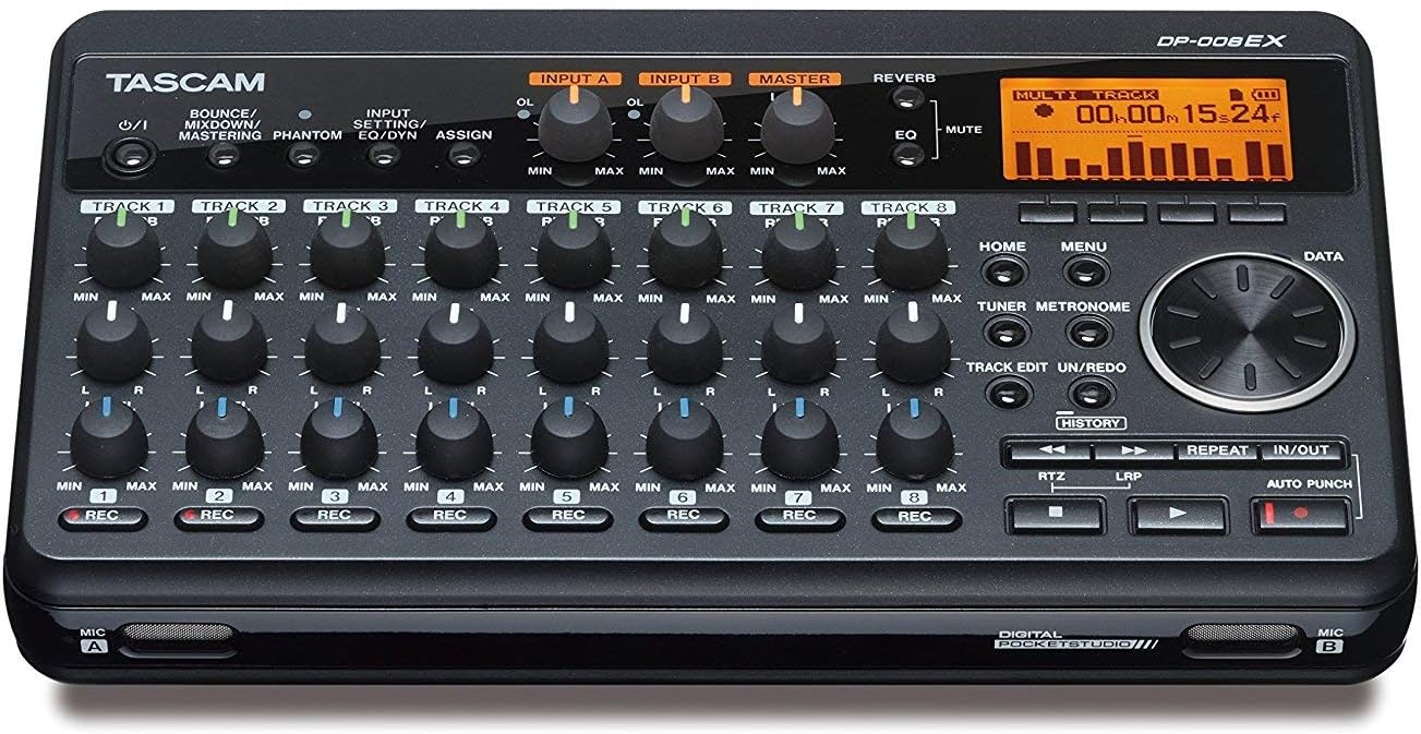 Tascam DP-008EX 8-Track Digital Pocketstudio Recorder