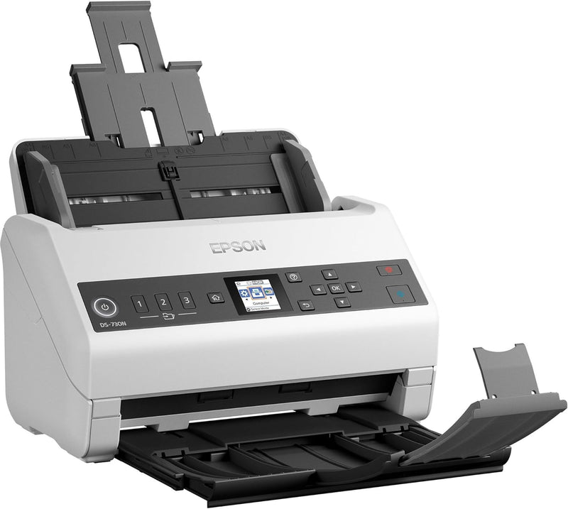 Epson DS-730N Network Color Document Scanner — main product image