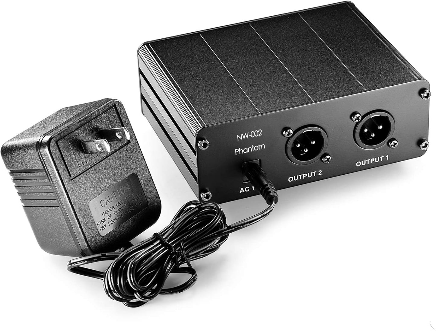 Neewer 40087548 2-Channel 48V Phantom Power Supply