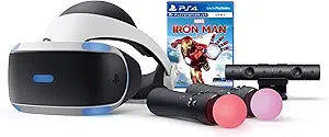 Sony VR Playstation VR Iron Man Bundle: Headset, Camera, Controllers