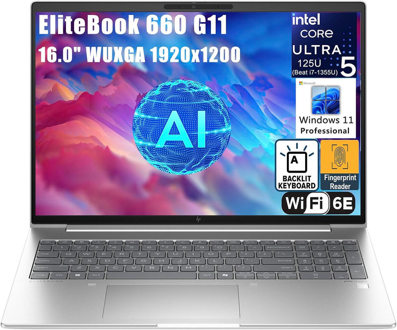 HP 660 G11 Elitebook: Ultra 5, 32GB RAM, 2TB SSD, 16