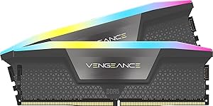 Corsair CMH64GX5M2B5600Z36K Vengeance RGB 64GB DDR5 5600MHz RAM