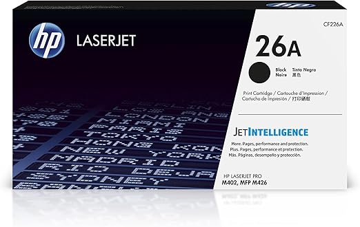 HP CF226A LaserJet 26A Black Toner Cartridge — main product image