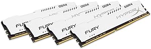 HyperX HX429C17FW2K4/32 32GB Fury White DDR4 2933MHz RAM — main product image