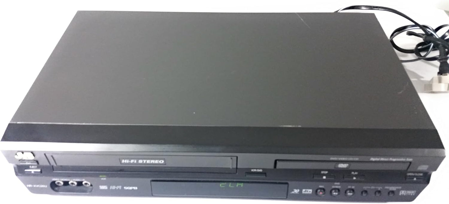 JVC HRXVC26U DVD/VCR Combo - Progressive Scan, Black