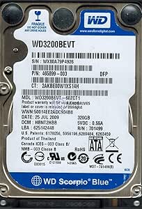 Western Digital WD3200BEVT-60ZCT1 320GB 2.5" SATA HDD