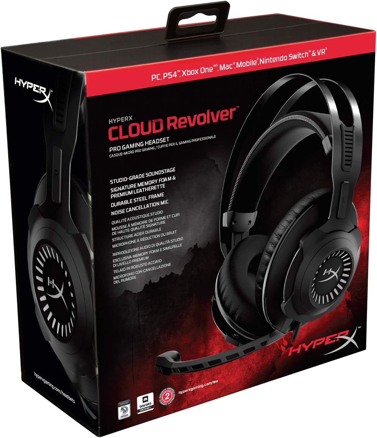 HyperX HX-HSCR-GM Cloud Revolver Gaming Headset PC/PS4