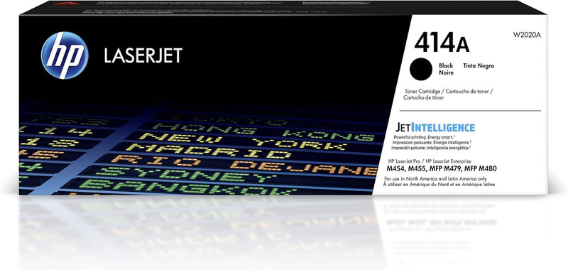 HP W2020A 414A Black LaserJet Toner Cartridge — main product image